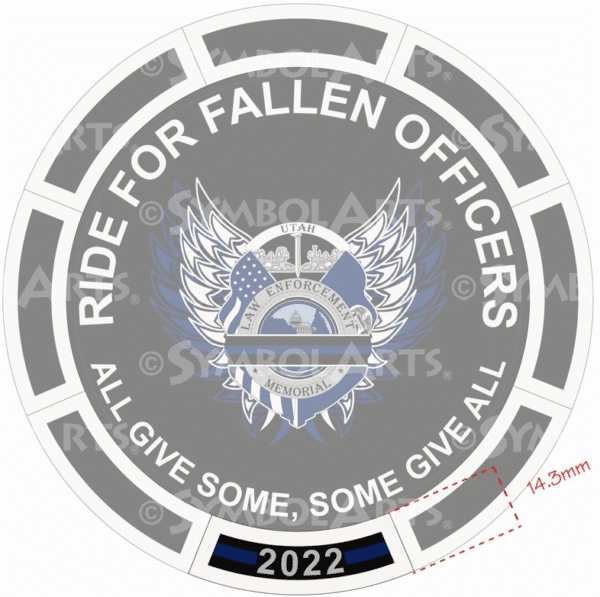 2022 Motorcycle Ride Patch Rocker