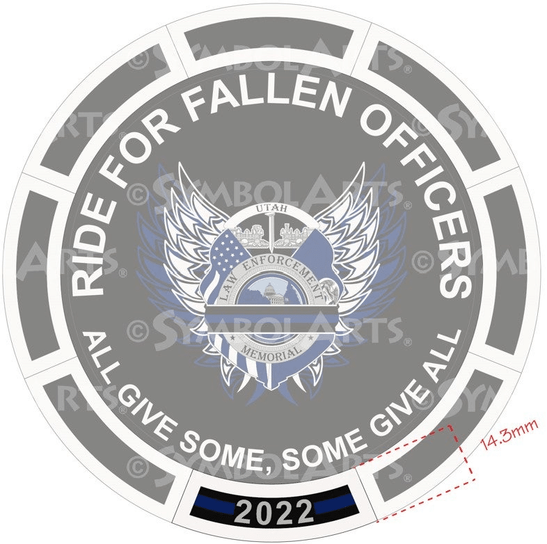 2022 Motorcycle Ride Patch Rocker