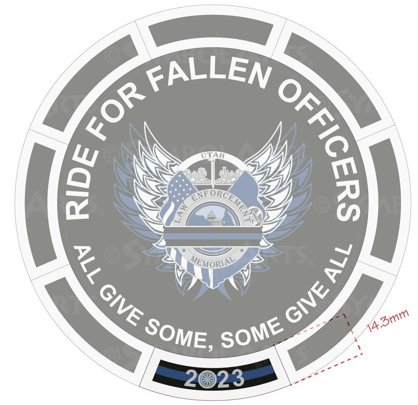 2023 Motorcycle Ride Patch Rocker